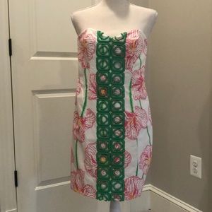 Beautiful strapless Lilly Pulitzer sundress